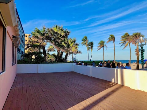 View North on deck