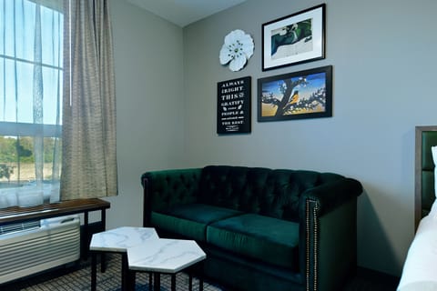 2 Queen Suite Walk-In Shower | Premium bedding, in-room safe, desk, iron/ironing board