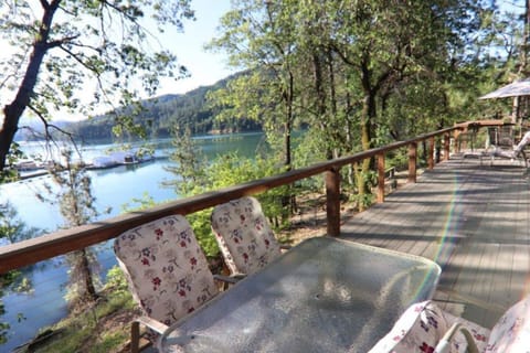 Incredible views off 50 foot wide deck.