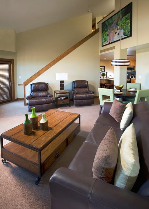 There is plenty of room in this condo thanks to the loft