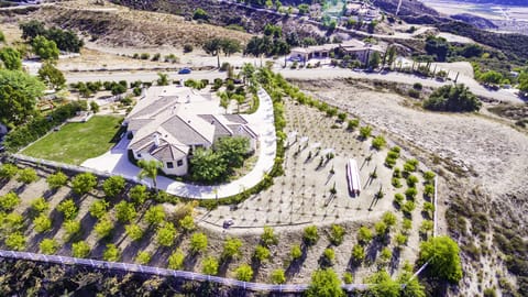 Hilltop, private, gated estate.