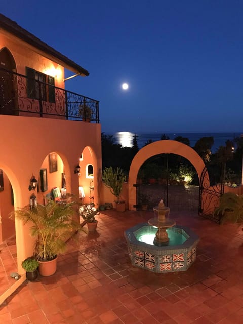 Front of property - evening/night