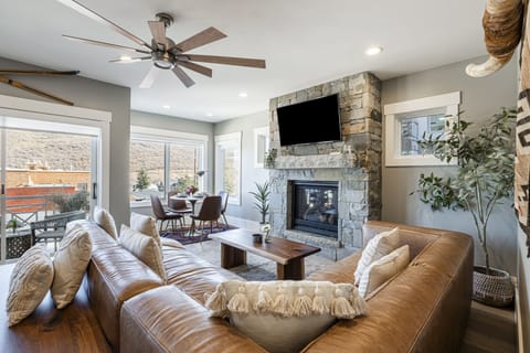 Level 2 - Living Room with Views of Historic Park City