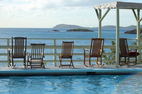Explore the overlook pool at sister resort Sea Cliff - perfect sunset view
