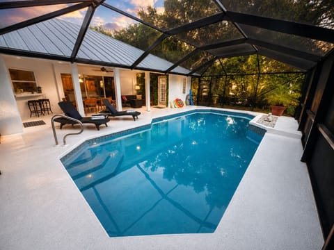 Heated pool — yours the whole stay