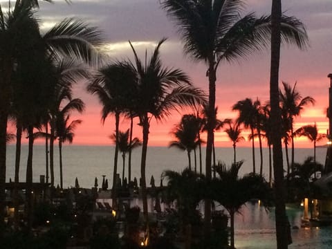 One of the endless fabulous sunset views from our terrace!