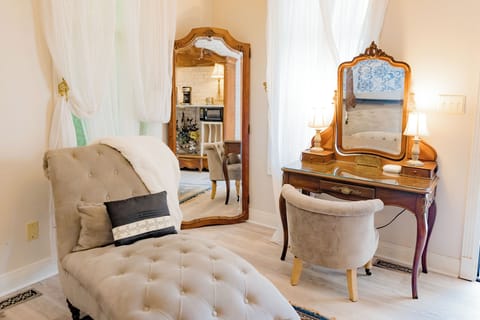 The French Premium King Suite | Individually decorated, individually furnished, iron/ironing board