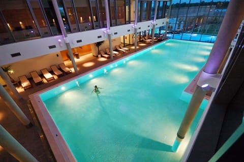Indoor pool, 3 outdoor pools, open 7:00 AM to 10:00 PM, sun loungers
