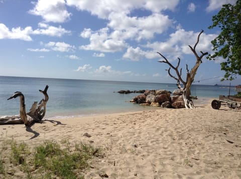 Heywoods beach, across the street from rental