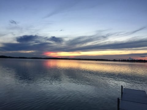 A different sunset every night! View from the dock.