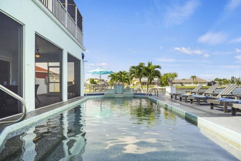 Heated salt water pool