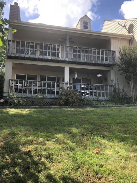 Unit D is on lower left, closet to fire pit and swimming area.