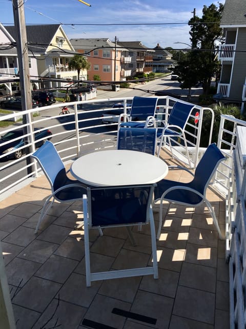Upper Deck available for alfresco dining and fun people watching