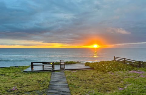Sunset from the deck