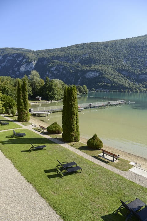 Private beach nearby