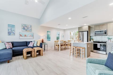 Open Concept Living Room / Dining Room / Kitchen - Great Gathering Space for Friends and Family