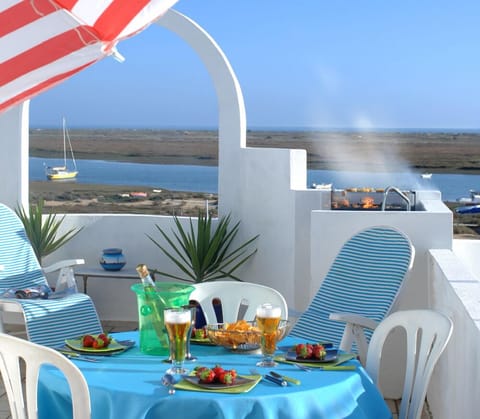 all commodities available for B.B.Q. with small fridge and sink on the terrace