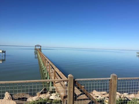 Private 385' pier on Copano Bay