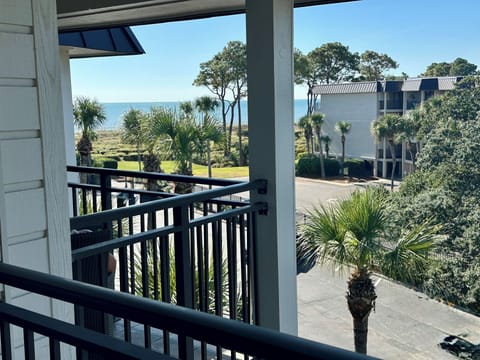 Balcony - Gorgeous wide view of the ocean from the balcony
