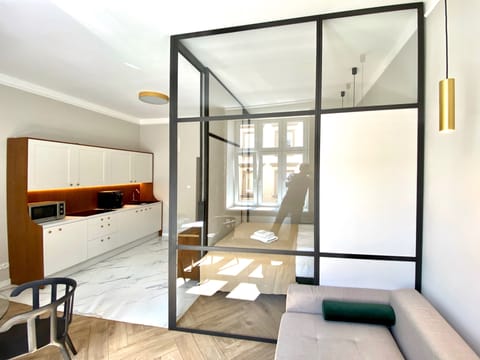 Premium Apartment, 2 Bedrooms, Kitchen, City View | Living area | 50-cm flat-screen TV with satellite channels, TV, DVD player