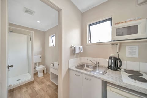 Free toiletries, hair dryer, towels