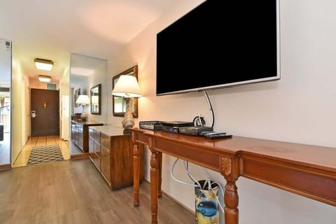 Catch your favorite show while relaxing on your flat screen TV