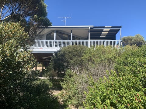 The Eyrie - nestled in scrub