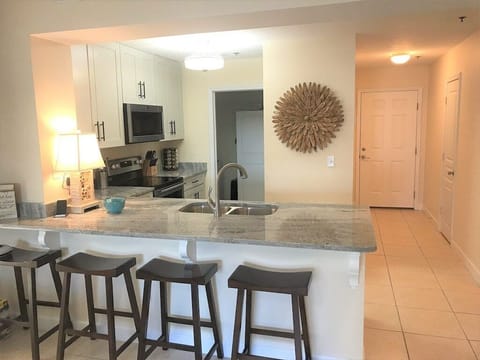 Entryway and kitchen in our lovely home