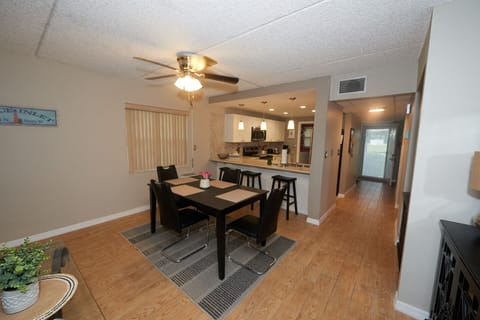 Kitchen and dining area