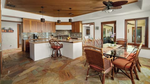 Kauai Kai at Kukuiula Bay - Dining Room & Kitchen - Parrish Kauai