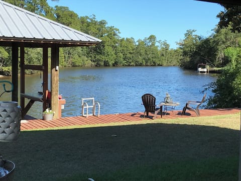 Latitude Adjustment! Fish right off the dock.