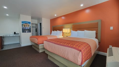 Premium Room, 2 Queen Beds | Hypo-allergenic bedding, desk, laptop workspace, iron/ironing board