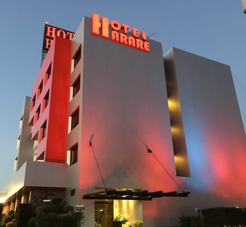 Front of property - evening/night