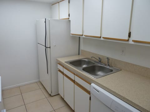 Full size refrigerator and dishwasher. We go the extra mile with the cleaning!!!