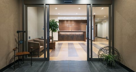 Interior entrance