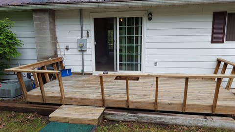 Rear deck