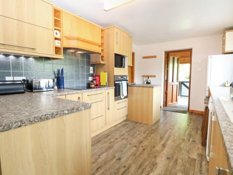 Microwave, stovetop, dishwasher, electric kettle