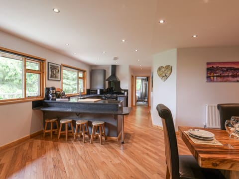 Dishwasher, highchair, cookware/dishes/utensils