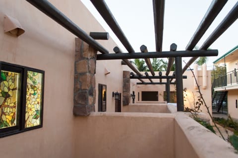 Room, 2 Queen Beds, Patio, Ground Floor | Terrace/patio