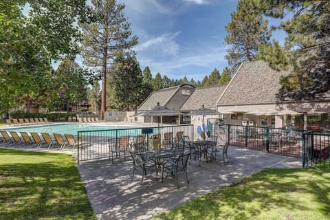 Community pool and playground invites kids and families to create summer memories.