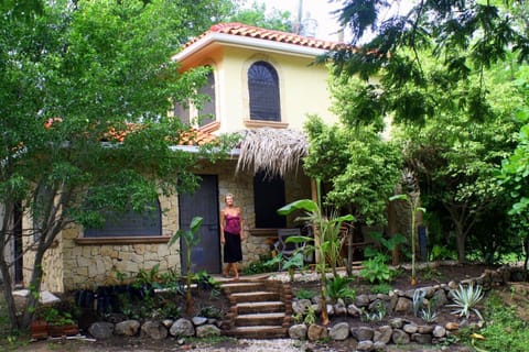 Tropical romantic ocean view cabina.
