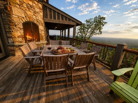 Back Porch | Outdoor Fireplace