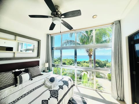 Master bedroom with the most gorgeous views.