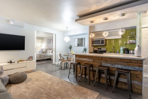 kitchen/dinning/living space