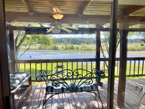Inside water view from Sun Room