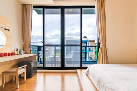 Deluxe Quadruple Room, Lanai, Garden View | View from room