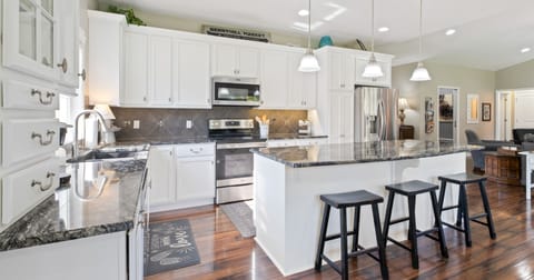 Gorgeous kitchen complete with everything you will need…including spices!