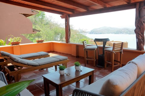 Enjoy the breeze and the view on our private terrace!
