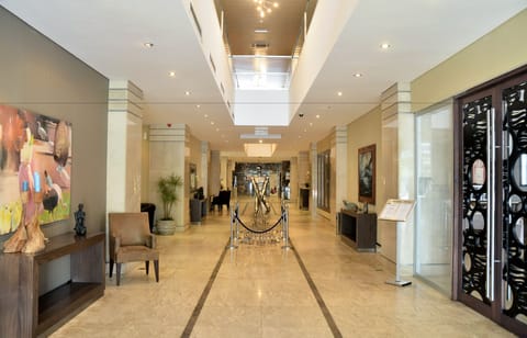 Interior entrance