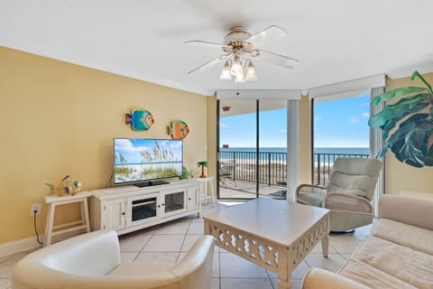 Spacious Living Area with a Sleeper Sofa and Access to the Balcony